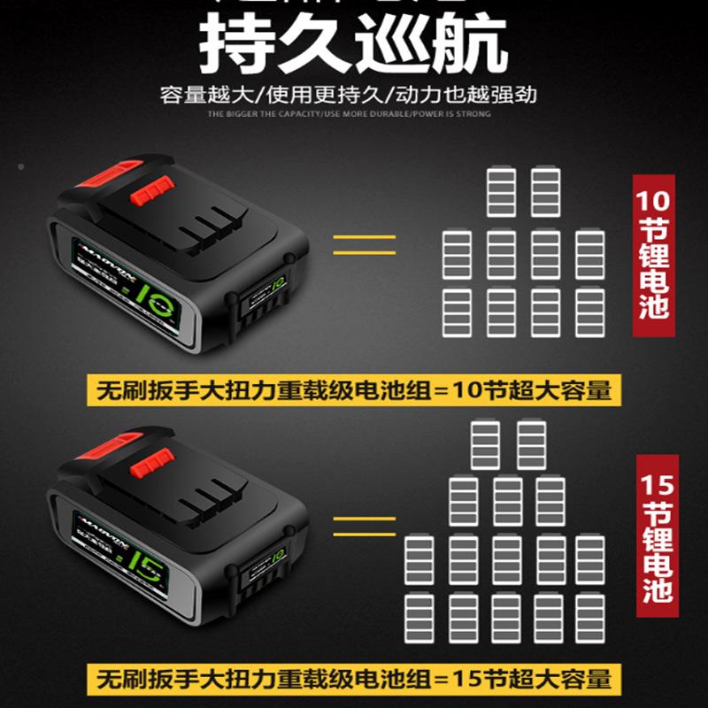 妙有无刷电动扳充电锂冲击手电钻风修汽车脚手架子工木电工套BOM