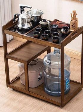 家移动车LDJ茶桌茶水柜客厅多用功上水一茶体茶盘套装现代简约茶