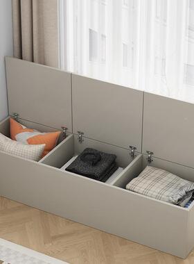 飘柜窗收纳储物上炕翻门物榻榻米柜子111柜窗边空间利用置柜地柜