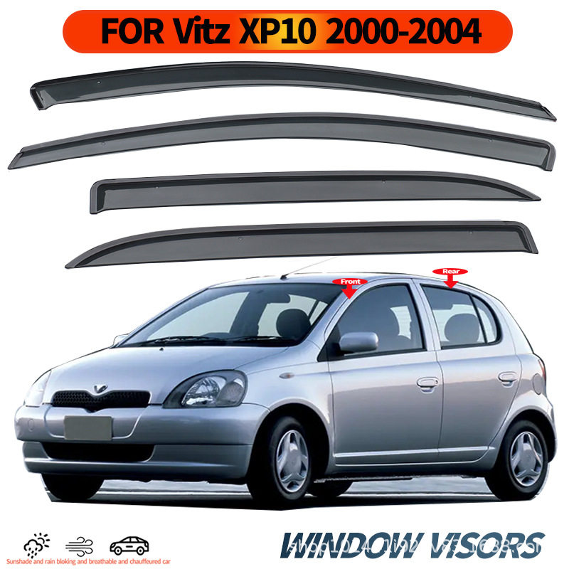 适用丰田威姿2000-2004车窗晴雨挡TOYOTA VITZ XP10 Window visor