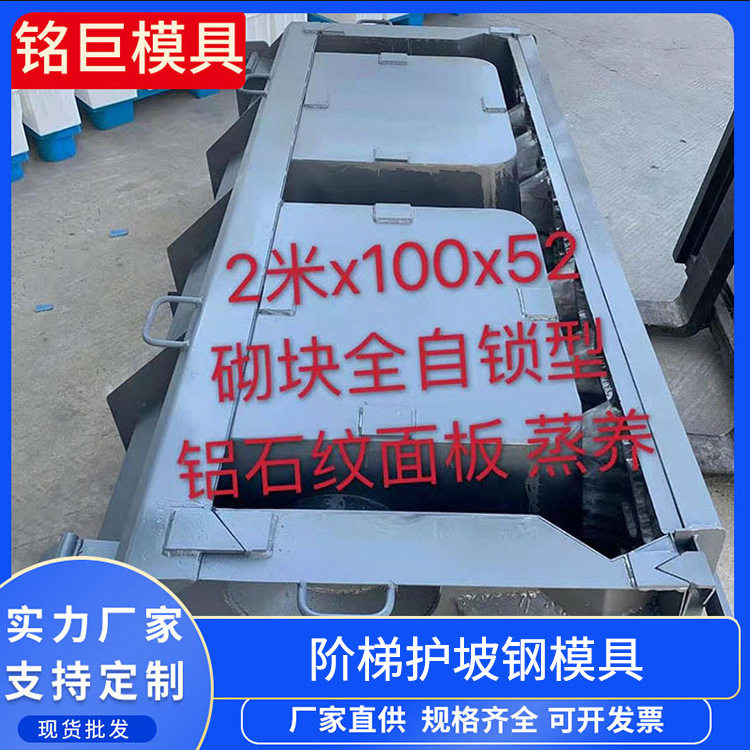 阶梯生态护坡钢模具挡土墙