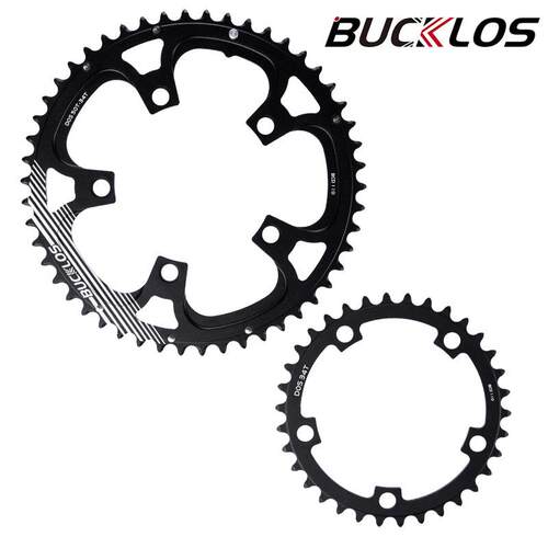 公路自行车牙盘铝合金110BCD齿盘53-39T/52-36T/50-34T自行车牙盘