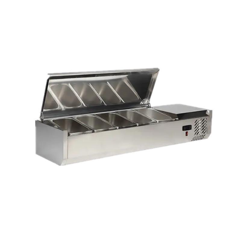 供应水果沙拉甜品凉菜小料台自助冷藏保鲜展示柜台式小型冷柜