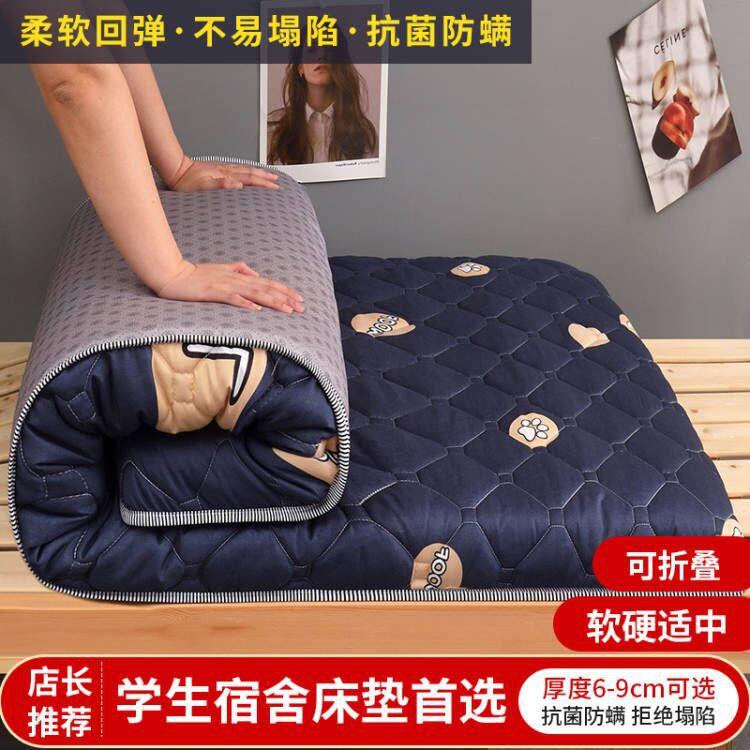 床垫软垫学生宿舍垫被1.5单双人褥子床垫子1.8家用地铺睡垫可拆洗