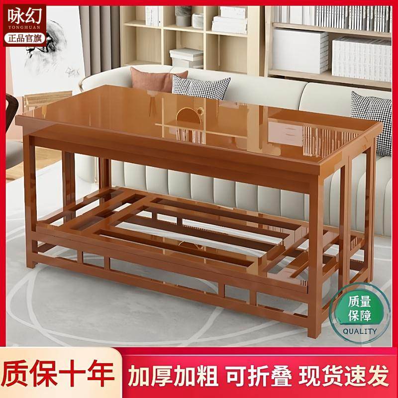 烤火桌子家用长方形折叠冬季楠竹烤火架取暖桌多功能1.2米餐桌1.5,商业/办公家具,烤肉桌,淘宝优惠券,粉丝福利购,淘宝优惠卷