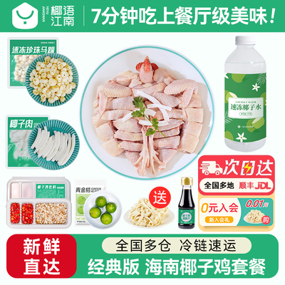 椰语江南海南椰子鸡汤全套餐