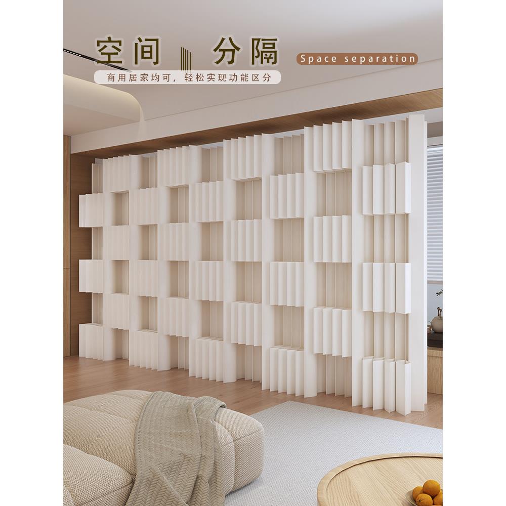 屏风隔断置物展台墙可折叠展示柜商场橱窗展示架展厅展台商品摆台
