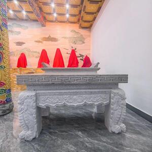 石雕石头长方形香案寺庙定制祠堂供奉供桌大理石花岗岩神台