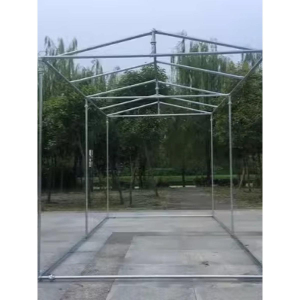 镀锌管棚架钢子棚晾衣架加厚新款多肉瓜果架葡萄架可遮阳遮雨车架