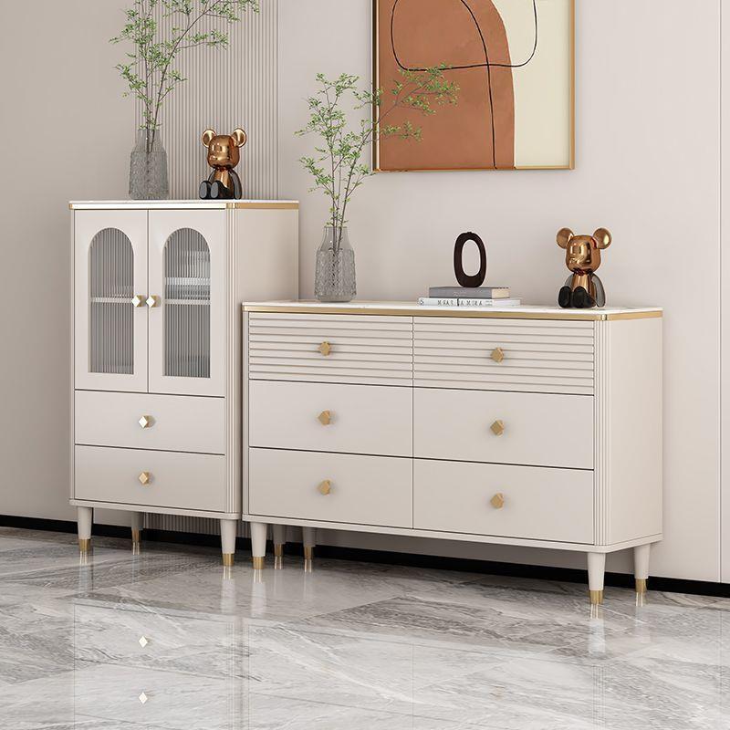 新款简约奶油风卧室斗柜客厅收纳柜一体五六斗柜八斗柜多层抽屉柜