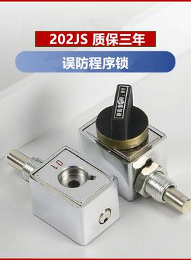 202JS程序锁两锁一钥匙高压环网柜固体柜防误锁高品质锌合金锁芯