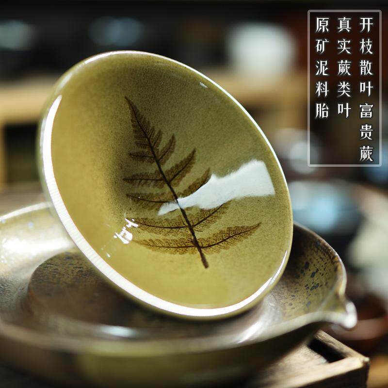 建窑建盏主人茶杯纯手工高端陶瓷功夫茶具品茗杯真实木叶天目茶盏