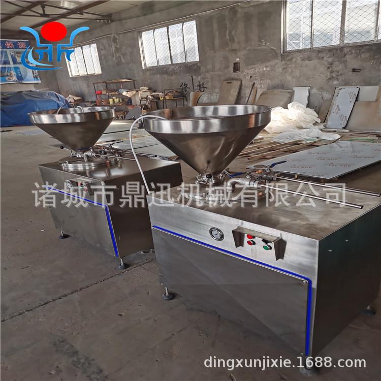 台烤肠灌肠机广式腊肠灌肠机机械不锈钢双管灌肠机现货