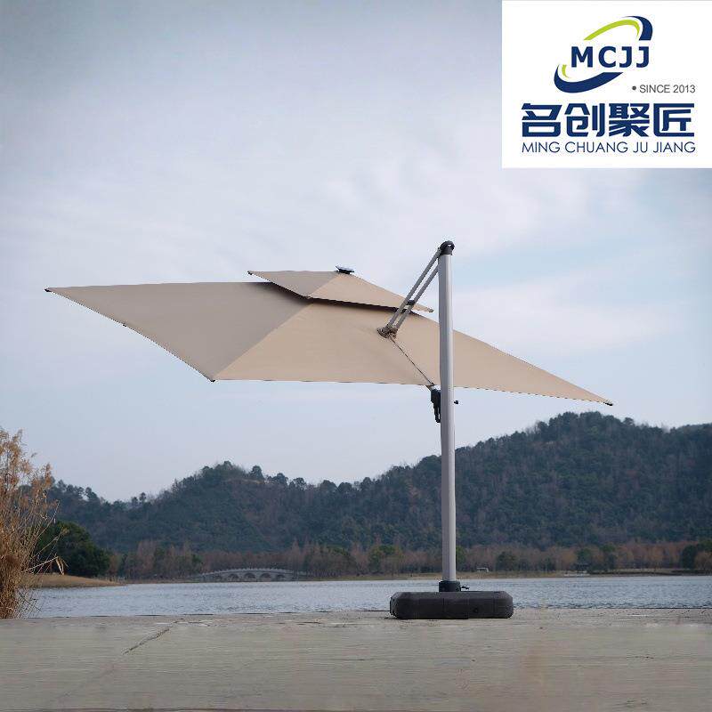 户外遮阳伞庭院伞别墅泳池露台罗马伞花园大太阳伞防晒外摆大型伞