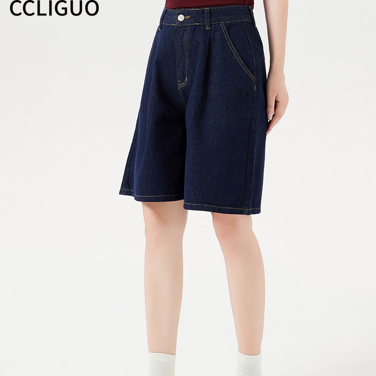 CCLIGUO秋季时尚牛仔短裤,女装/女士精品,短裤,淘宝优惠券,粉丝福利购,淘宝优惠卷