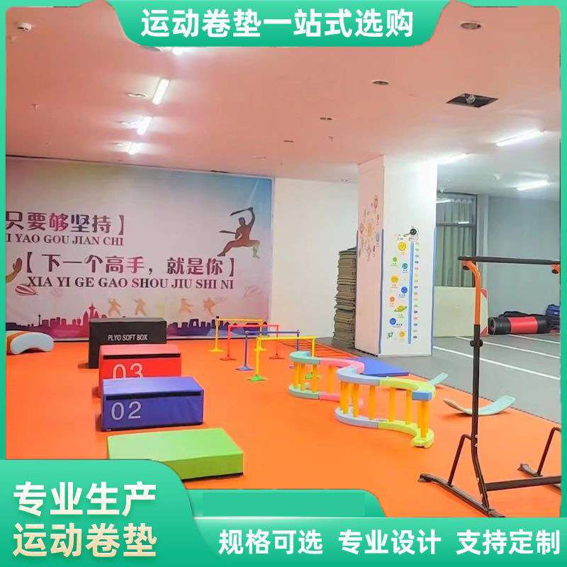 各种规格卷垫儿童体适能场馆地垫爬行跳绳卷垫跳操收纳防滑