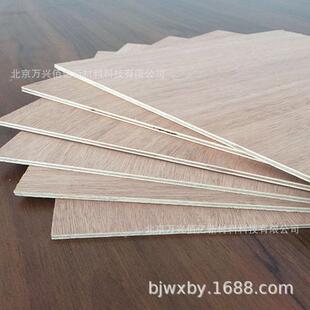 北京直销漂白面多层板桃花芯面胶合板杨木多层板大量供应