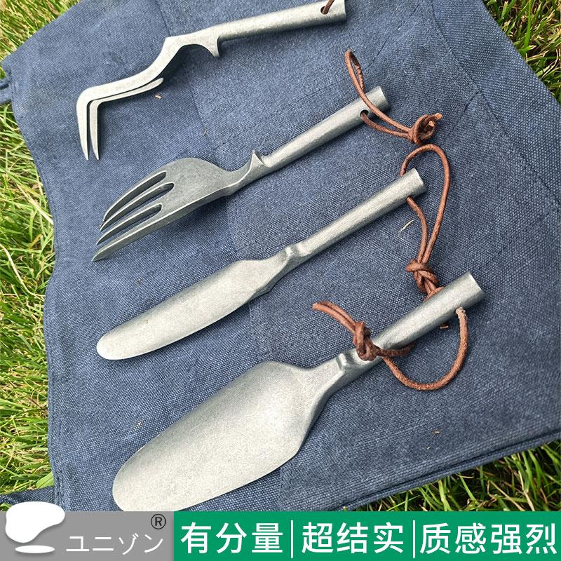 UNISON/种花工具套装养花园盆栽种菜松土小铲子园艺耙子叉子铁锹