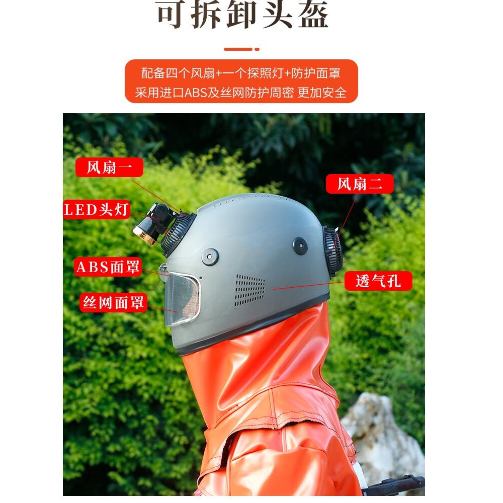 马蜂服防蜂服加厚捉黄胡蜂专用防护服全套透气抓金环虎头蜂马蜂衣