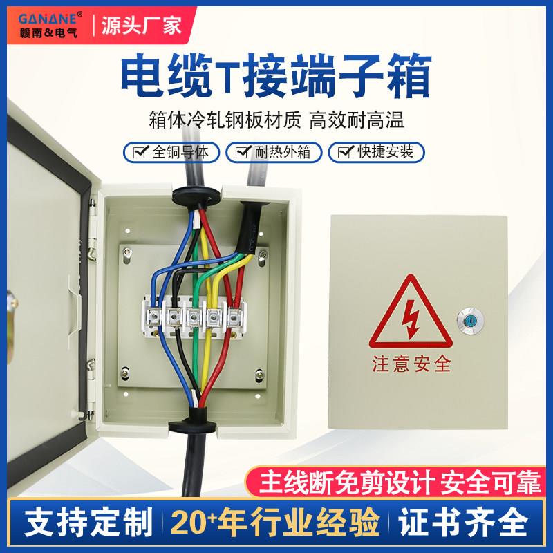 电缆t接箱电缆低压分支大电流端子箱室内防火铜排转换T接配电箱