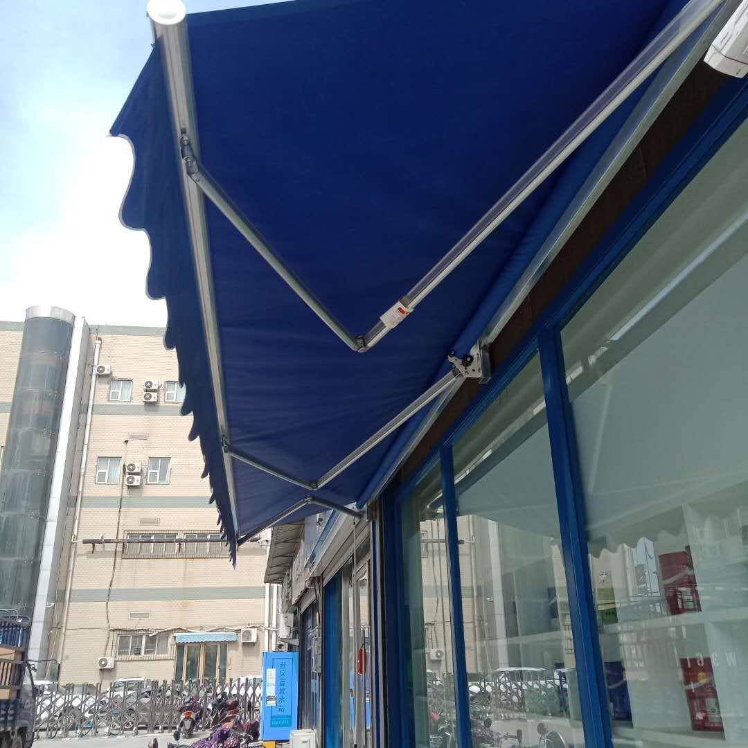 遮阳棚折叠伸缩式手摇加厚收缩遮阳蓬阳台遮阳伞庭院门户外遮雨棚