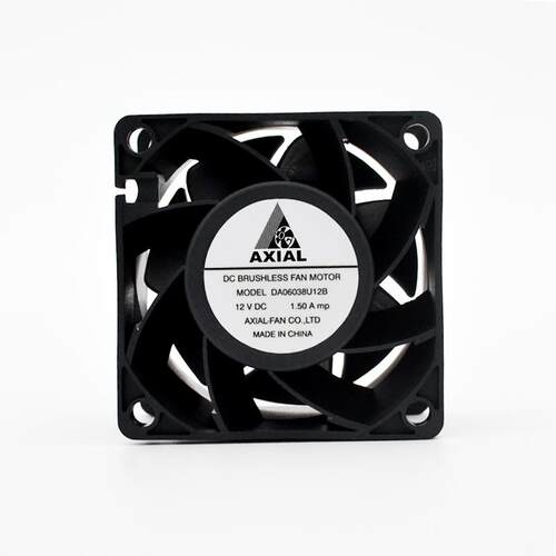 Axial12v24v6038直流防水散热风扇可替Nidec60x60x38mm双滚珠风扇