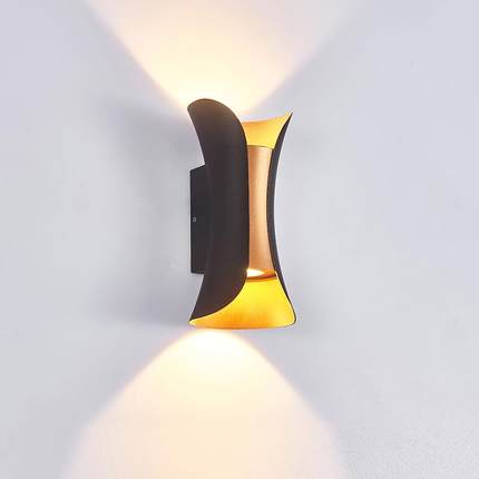 现代简约户外防水壁灯酒楼过道楼梯走廊LED壁灯花园门廊防水壁灯