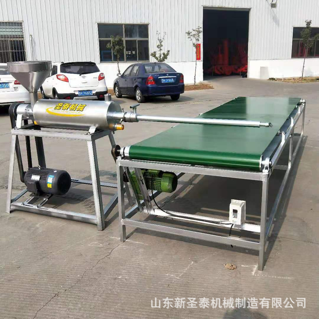 免冻免洗红薯粉条机视频商用红薯淀粉粉条粉丝机自动化漏粉机