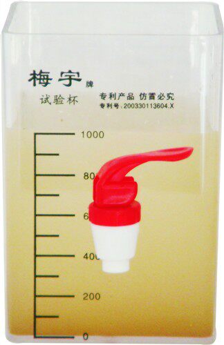《梅宇牌》1000毫升圆形方形有机玻璃试验杯混凝试验搅拌器搅拌杯