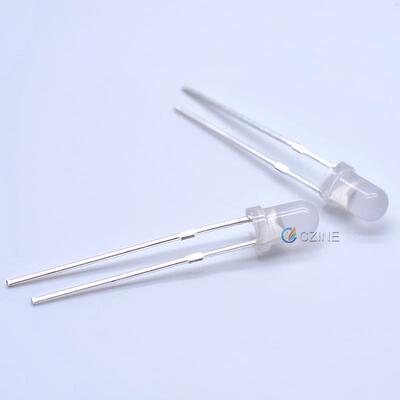 极灯珠雾状mm白发白暖红黄蓝绿fMFK光散光直插式led灯白珠发光二