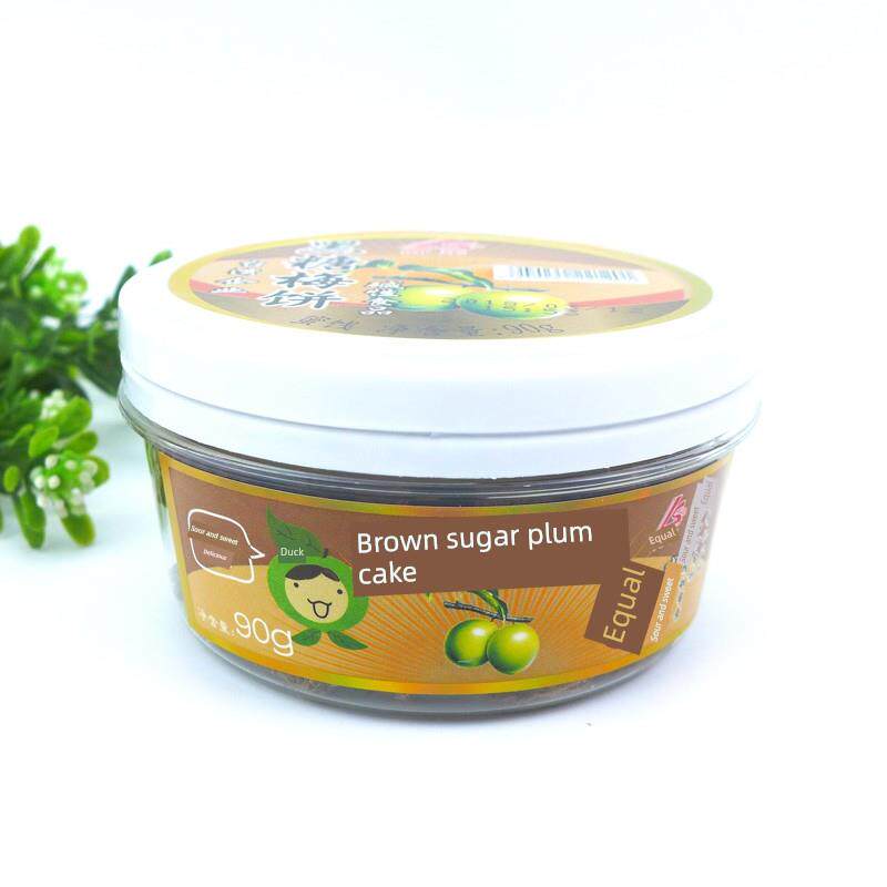 【同正梅子糕】孕妇零食梅子肉三盒原装红糖紫苏每盒90g*3