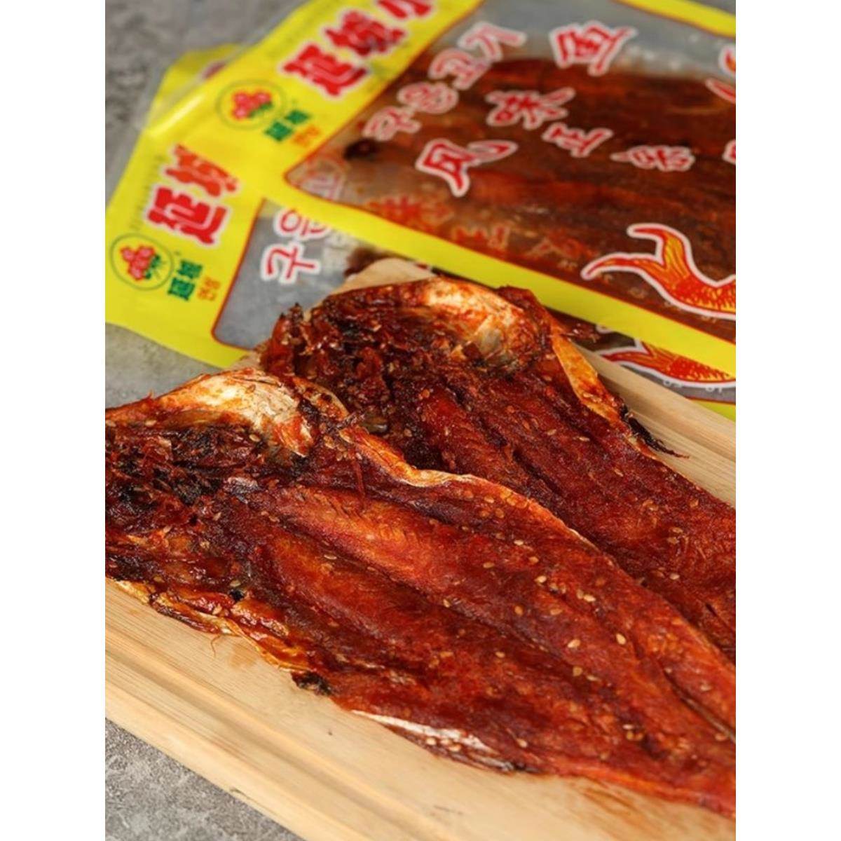 延边特产传统朝鲜族风味鱼延城辣鱼延吉香辣明太鱼延城小菜辣棒鱼