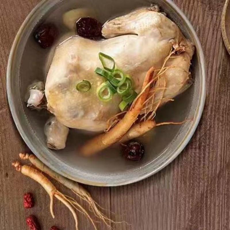 延山参鸡汤1千克延边朝鲜族风味方便速食汤即食整鸡韩式人参鸡汤