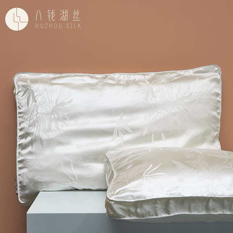 [真丝蚕丝枕头]100桑蚕丝单人枕芯护颈椎成人助睡眠家用睡觉专用