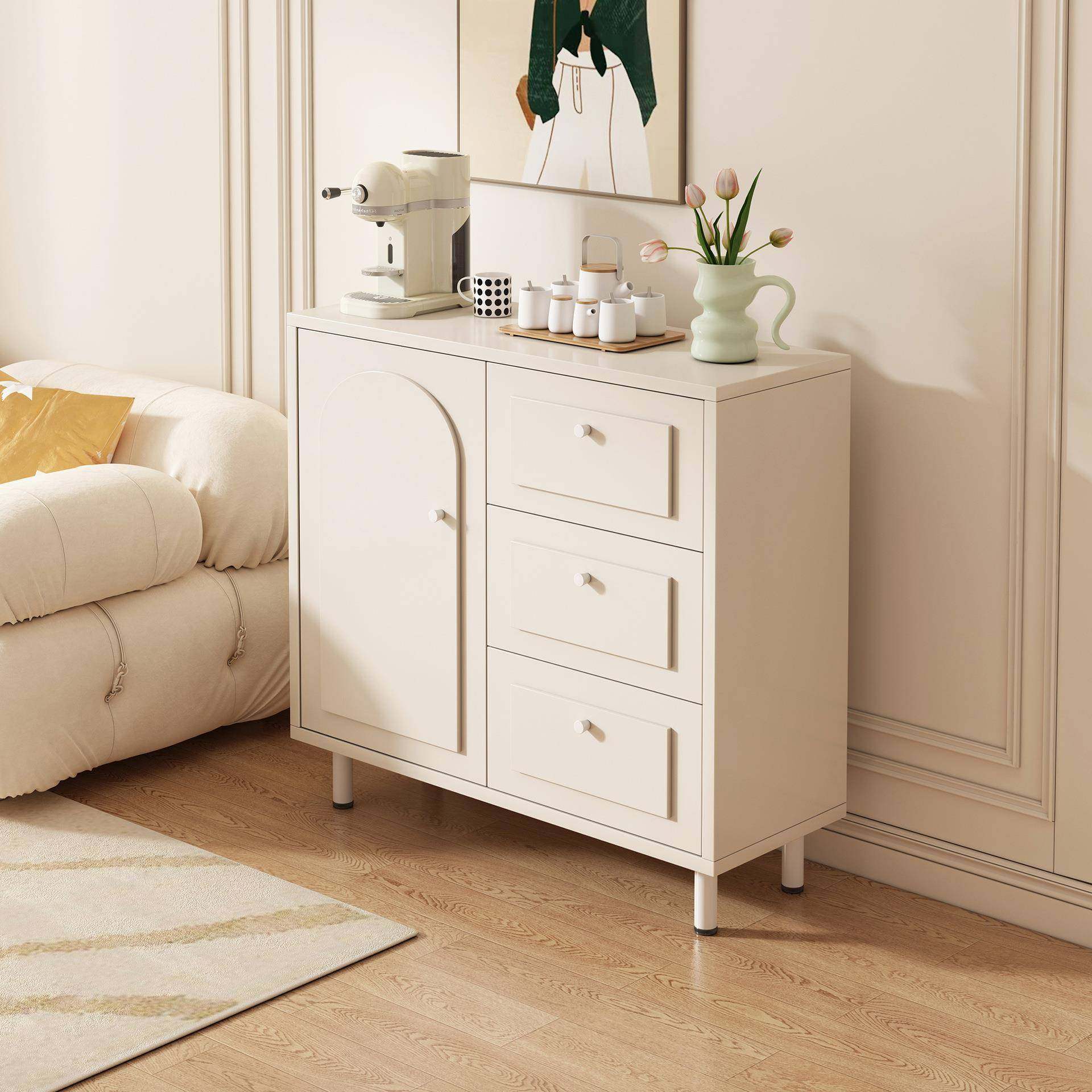 斗柜客厅靠墙五斗柜奶油风卧室储物柜床尾收纳柜抽屉柜边柜置物柜,鲜花速递/花卉仿真/绿植园艺,割草机/草坪机,淘宝优惠券,粉丝福利购,淘宝优惠卷