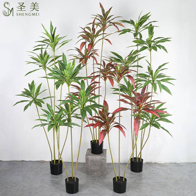 仿真朱蕉巴西铁树龙血树绿植假盆栽大型装饰摆件盆景假树场景布置