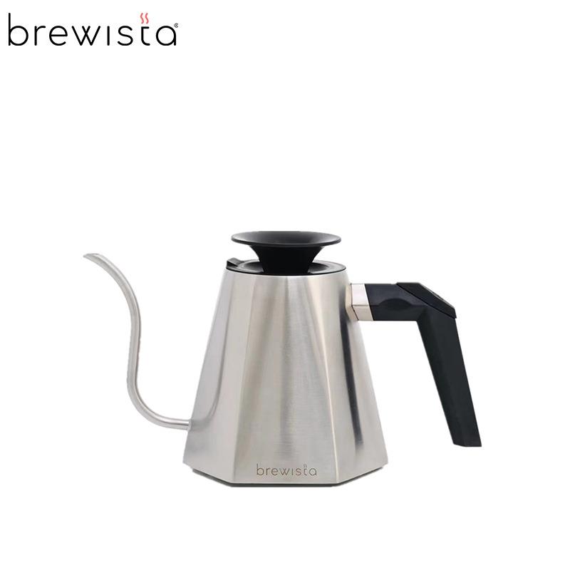 Brewista不锈钢手冲咖啡细口壶 细长嘴手冲壶电磁炉直火可用0.8L