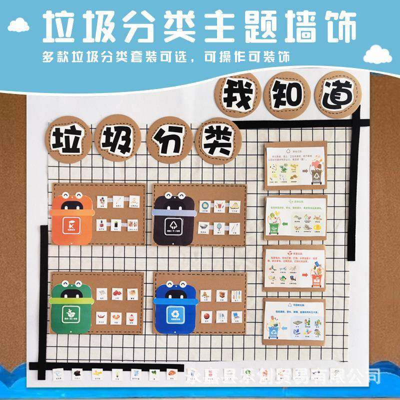 幼儿园区角区域活动主题垃圾分类创意墙贴环创教室墙面布置材料,鲜花速递/花卉仿真/绿植园艺,割草机/草坪机,淘宝优惠券,粉丝福利购,淘宝优惠卷