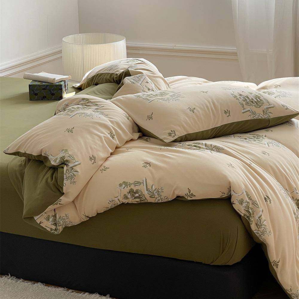 国风新中式复古田园风双面针织棉毛四件套澳棉小碎花天竺棉,鲜花速递/花卉仿真/绿植园艺,割草机/草坪机,淘宝优惠券,粉丝福利购,淘宝优惠卷