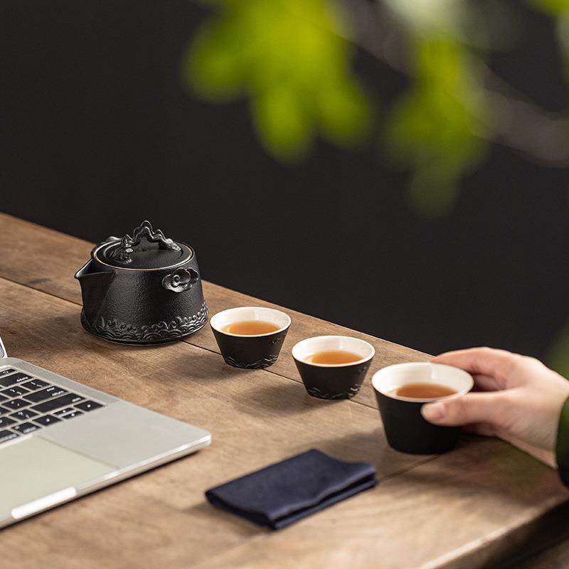 江山茶具故宫文创手抓壶便携旅行茶具泡茶壶茶杯小套装户外快客杯,鲜花速递/花卉仿真/绿植园艺,割草机/草坪机,淘宝优惠券,粉丝福利购,淘宝优惠卷