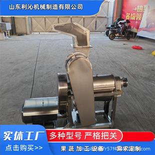 工业生姜胡萝卜破碎榨汁机大型苹果沙梨石榴螺旋压榨机