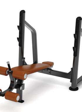 OURSLIFE下斜训练椅商用健身房力量训练器X210