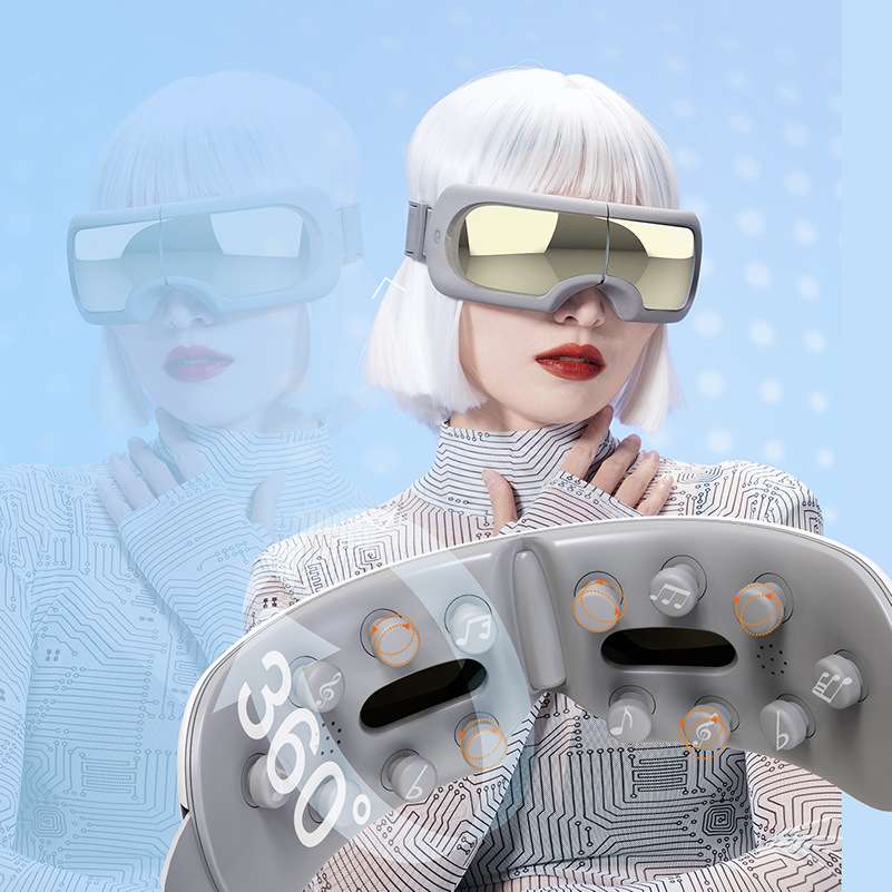 可视化护眼仪助睡眠震动眼部按摩器仿手指按摩美眼防近视