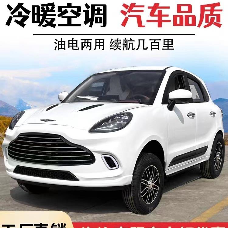 电动四轮车家用成人老头乐代步新能源低速小型男女士油电两用汽车