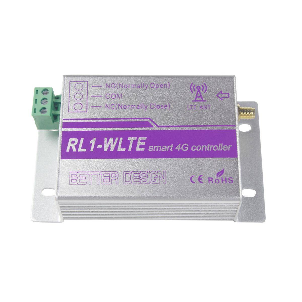 1通道4G继电器开关RL1-WLTE-EU/EC APP遥控灯、窗帘、车库门、水Y