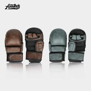半指拳套mma专业训练拳套综合格斗陪练五指拳击手套儿童男女拳套