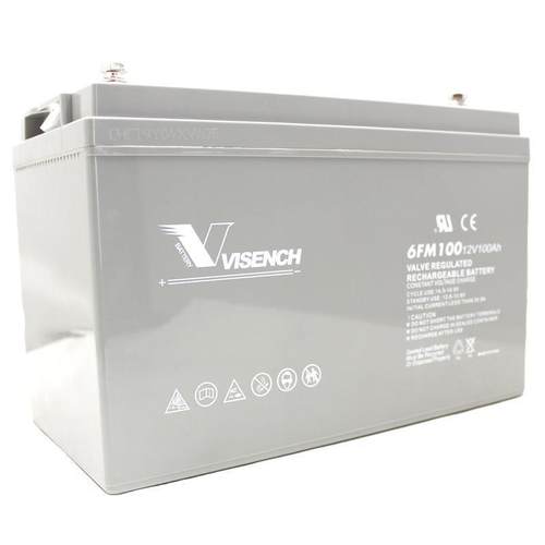 VISENCH/威神蓄电池12V100AH 免维护铅酸6FM100蓄电池 备用电源