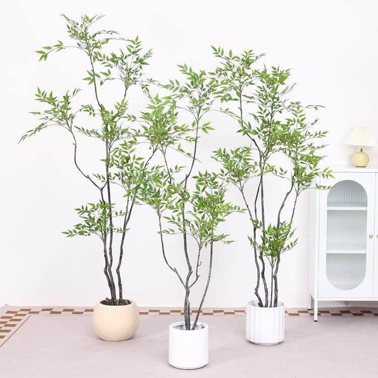 仿真植物假绿植盆栽室内客厅大型落地装饰假树摆件盆栽仿真南天竹,鲜花速递/花卉仿真/绿植园艺,割草机/草坪机,淘宝优惠券,粉丝福利购,淘宝优惠卷
