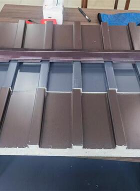 双铝合金长城隔热铝瓦生产厂家3003H24铝猛合金材质聚氨 酯保温板