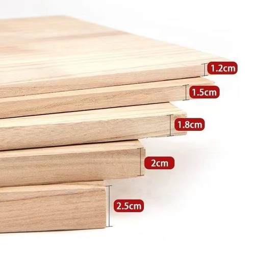 厂家供应桐木多规格装修板实木拼板隔断餐桌橱柜床板直拼板